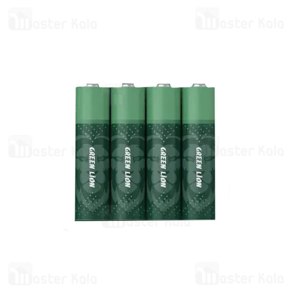 پک 4 عددی باتری قلمی گرین لاین Green Lion Alkaline AA Battrey 2700mAh